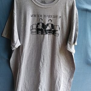 New George Men's Size 2x Gray Short Sleeve Tshirt "Step Brothers" H1